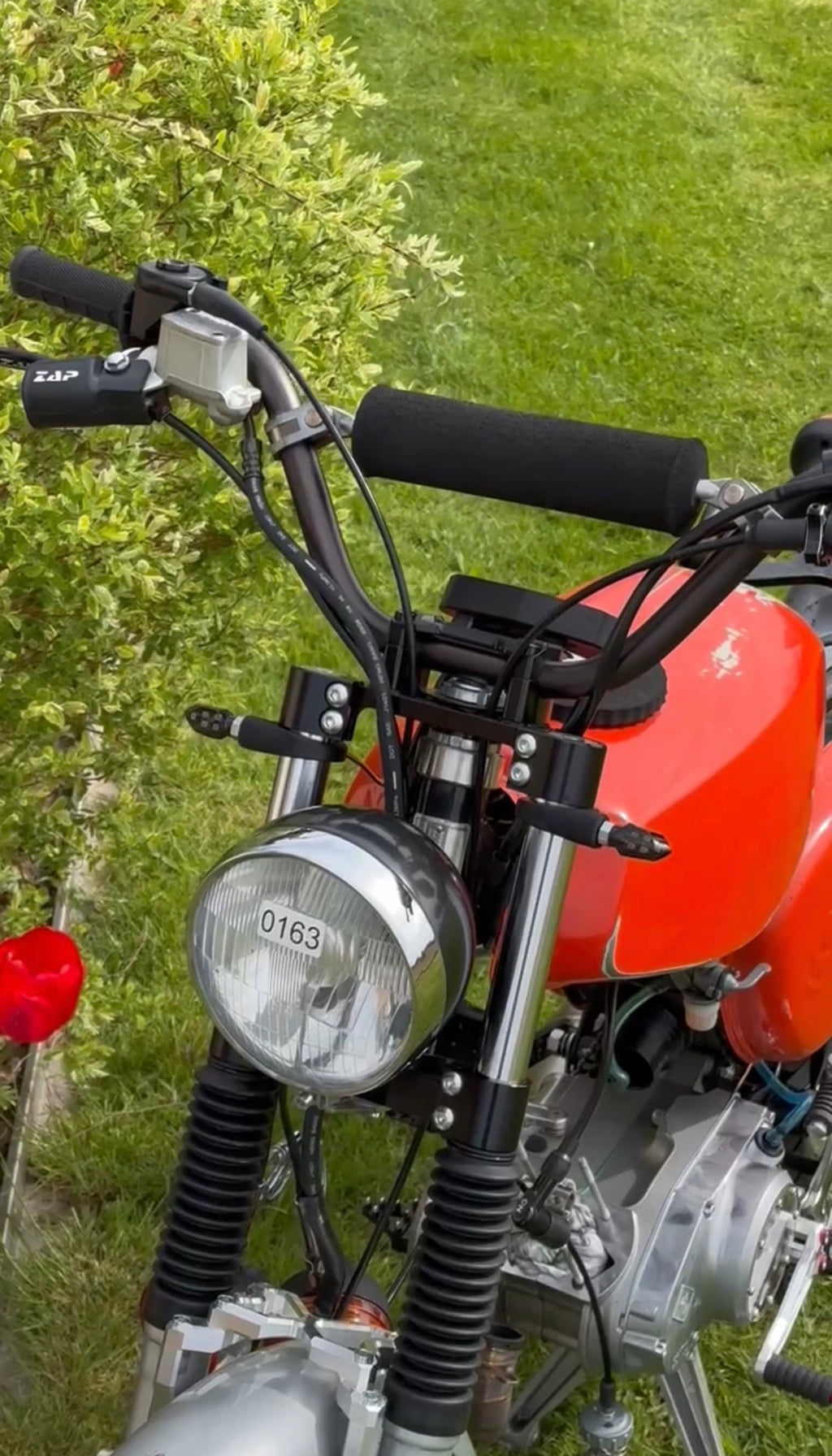 Simson Blinkerträger - Miniblinker, M8, LED