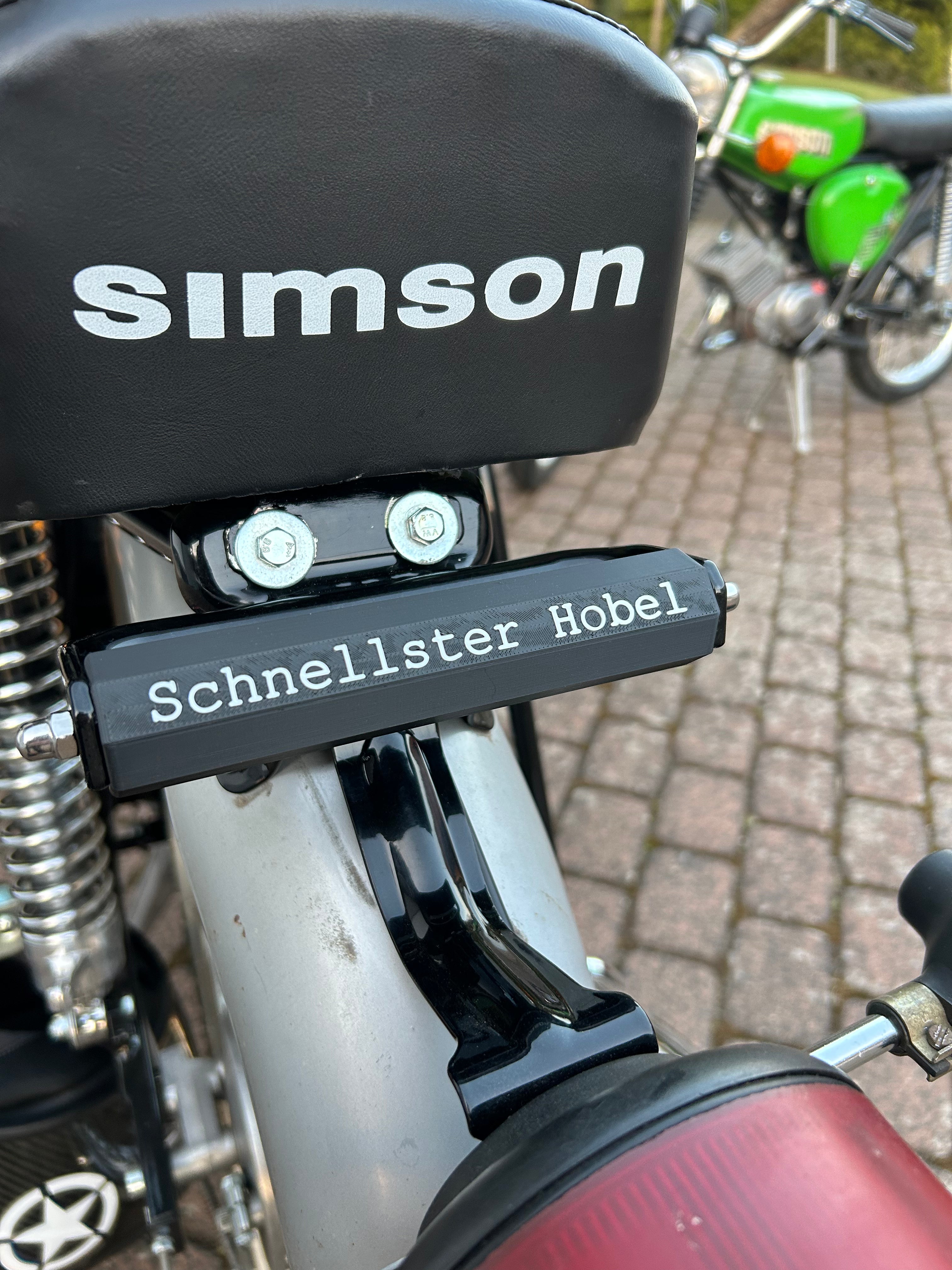 Simson Aufbockgriff - Custom Text