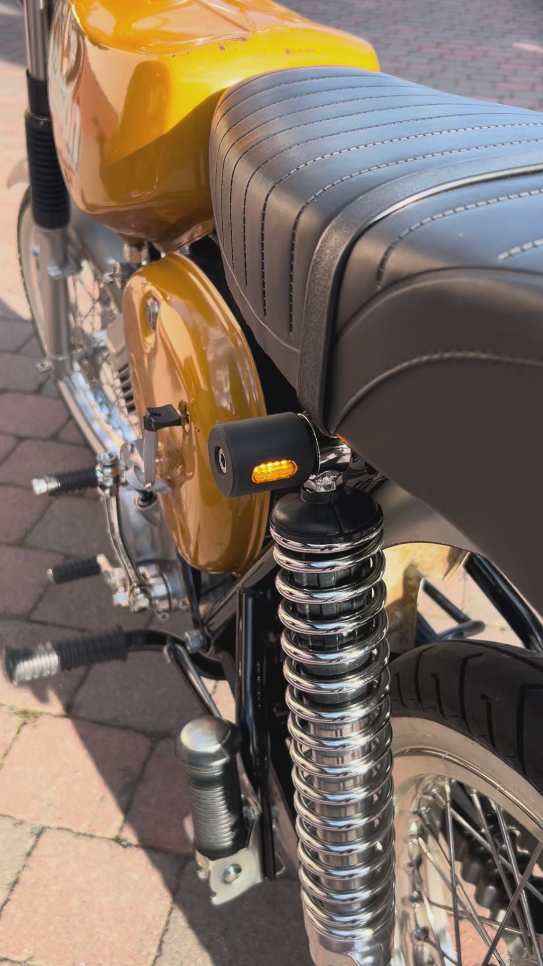 Simson Sturzpads mit Mini-Blinker (LED)